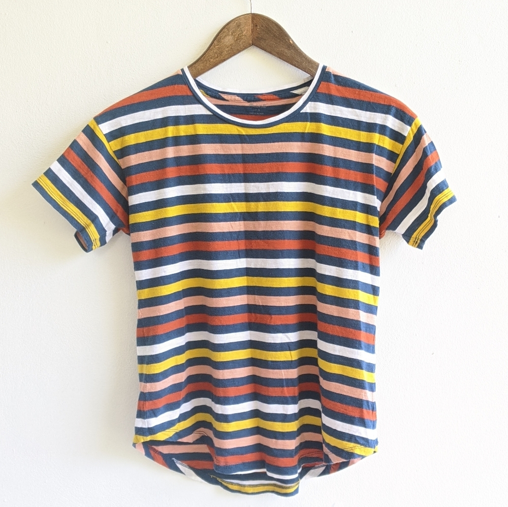 Madewell Whisper Cotton Crewneck Tee Lennie Stripe